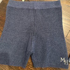 Madhappy Cashmere Biker Short - nocturnal / Small